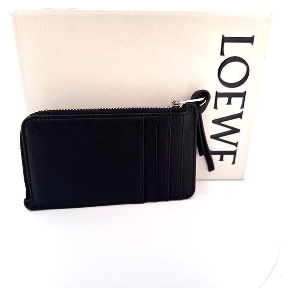 Loewe Suna Fujita x Loewe Whale Zip Coin Card Holder - Black - Picture 2 of 4